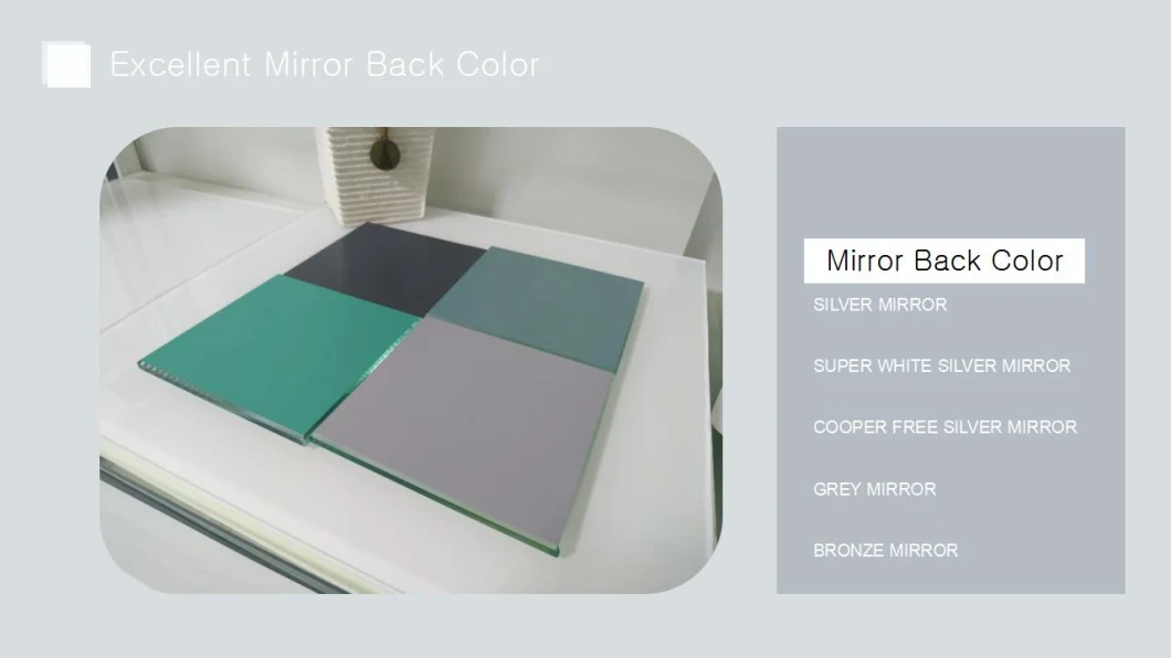 4mm Mirror Deep Processed Tempered /Tinted Float Glass Panel Sheet/Solar/Colored Mirror/Smart Film/Safety/Laminated/Bulletproof /Ceramic Glass with CE/ISO/SGS
