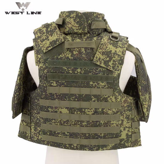 Bulletproof Vest Tactical Combat Vest Survival Body Armor Safety Camouflage Full Protective with Soft Panel