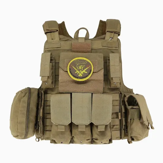 Black Overt PE Ballistic Body Armor M45