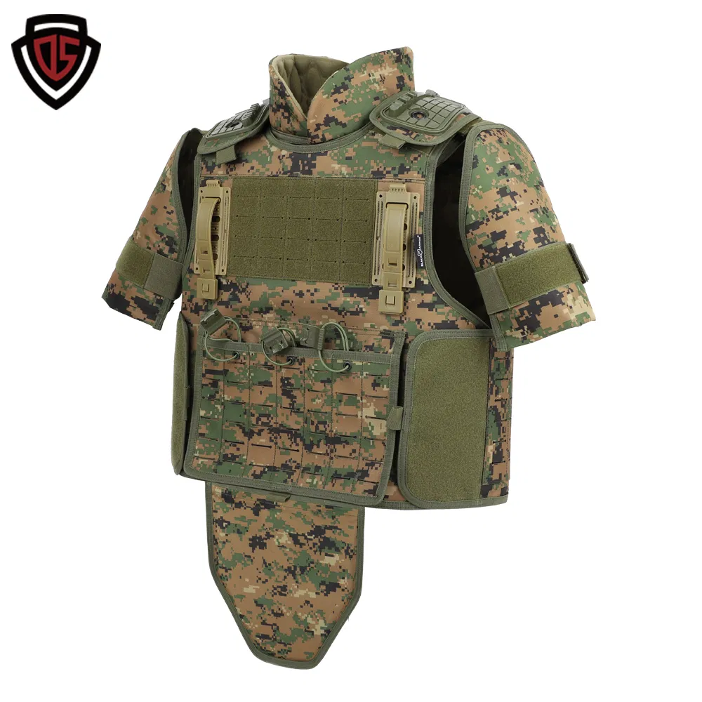 Black Military Police Army Ballistic Bulletproof Vest Anti Bullet Body Armor